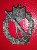 Штурмовой пехотный знак в бронзе/JFS Josef Feix & Sohne, Gablonz.