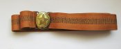Ремень офицерский парадный = СССР = МВД - милиция = 5 рост