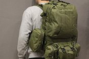 Тактический Штурмовой Военный Рюкзак с подсумками на 50-60 литров (1004)