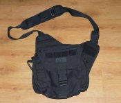 Сумка-кобура оперативная плечевая 5.11 tactical push pack black