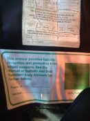 Чехол бронежилета полицейского Британии. (4)