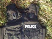 Чехол бронежилета полицейского Британии. (5)