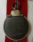 Медаль "За зимнюю кампанию на Востоке 1941/42".