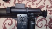 Кронштейн на 1ПН58 для установки дополнительного фонаря (черный)