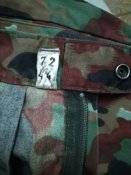 Брюки М83 армии Швейцарии в камуфляже "альпенфляг