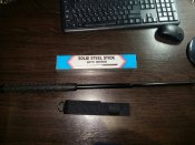 Телескопічний кийок Solid Steel Stick, 25/65см, Sturm Mil-Tec. Новий товар. (1 шт.)