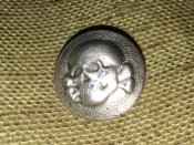 Пуговица кокарда SS с черепом