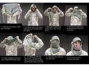 Шемаг кашемировый зимний теплый (черно-белый) новый. Блиц.
