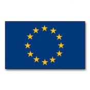 Флаг Евросоюза новый,двухсторонний.