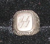 Перстень «Руны SS». Серебро. Новодел.