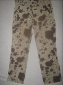 Брюки в камуфляже Клякса. Штаны милитари р.34, 100% cotton