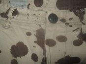 Брюки в камуфляже Клякса. Штаны милитари р.34, 100% cotton