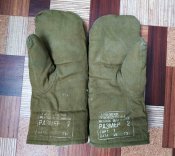 Рукавицы офицерские, зимние, натуральная овчина(зеленые).