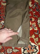 Брюки Gore-Tex однотонные олива - армия Австрии. Штаны мембранные р.96-100/3-4 (лот №8)