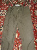 Брюки Gore-Tex однотонные олива - армия Австрии. Штаны мембранные р.88-92/III-IV (лот №13)