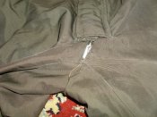Брюки Gore-Tex однотонные олива - армия Австрии. Штаны мембранные р.88-92/III-IV (лот №13)