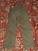 Брюки Gore-Tex однотонные олива - армия Австрии. Штаны мембранные р.88-92/III-IV (лот №13)