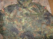 Новая камуфляжная парка Flecktarn армии Bundeswehr - Gr.14 185-195/105. Куртка с капюшоном флектарн