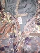 Новая камуфляжная парка Flecktarn армии Bundeswehr - Gr.14 185-195/105. Куртка с капюшоном флектарн