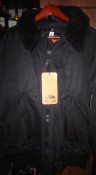 Куртка CWU c меховым воротником Black. Chameleon. XXL.