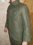 Парка с зимней меховой подстёжкой - новая, оригинал, Греция. Куртка олива р.6070/8494 №1