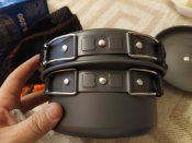 Набор посуды DS-200 на 1-2 человек, из анодированного алюминия.