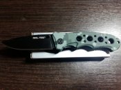 Ніж At-Digital One-Hand Knife W.Perforated Grip Mil-Tec. Новий товар.