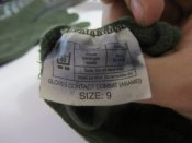Перчатки негорючие, gloves contact combat (aramid). Британия