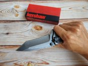 Складной нож от компании Kershaw. Модель Cryo II Tanto BW (1556TBW). Оригинал