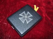 Портсигар из натуральной кожи "Eisernes Kreuz" ("Железный крест")