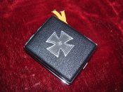 Портсигар из натуральной кожи "Eisernes Kreuz" ("Железный крест")