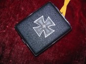 Портсигар из натуральной кожи "Eisernes Kreuz" ("Железный крест")