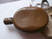 Алюминиевая фляга СА с чехлом за  1979 год завод Красный Выборжец .