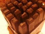 Набор букв 10 мм и 2 керна для исторических реконструкторов .