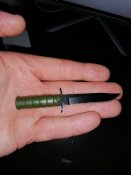 Ножичек на цепочке USMC олива
