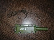 Ножичек на цепочке USMC олива