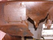 Бампер з люком і номерним знаком від Steyr PaK-40