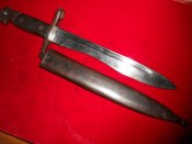 Штык обр. 1941 г. к винтовке системы Маузера, обр. 1916 г. Испания. Толедо. - парник.