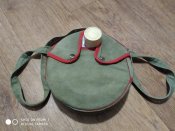 Советская туристическая фляга-чайник с чехлом