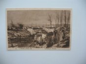 Открытка Французы в окопах ПМВ 1915 год