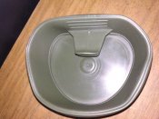 Военная складная пластиковая кружка Wildo Fold-A-Cup. Олива. Чашка-миска объём 200 ml (лот №4)