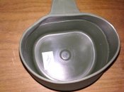 Военная складная пластиковая кружка Wildo Fold-A-Cup. Олива. Чашка-миска объём 200 ml (лот №4)