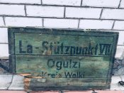 Немецкий знак La-Stutzpunkt единственный экземпляр