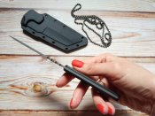 Нескладной нож от компании Cold Steel. Модель Mini Tac Tanto. Оригинал