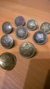 9 пуговиц Красная армия.