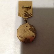 Знак цк влксм молодой гвардеец пятилетки II ст.