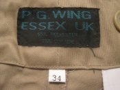 Новые тактические брюки в песочной расцветке -тан- P.G.Wing Essex UK - р.34"