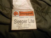 Спальный мешок (спальник)  Snugpak Lite, с компрессионником