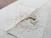 Армейское донесение/депеша 1857 года!