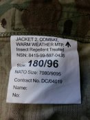 Кітель Jacket Combat Warm Weather MTP 180/96. Британія. Новий товар.